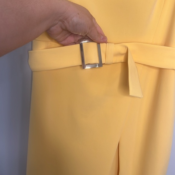 White House Black Market Yellow Mini Dress - Picture 6 of 8